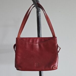Loewe Anagram Vintage Leather Shoulder Bag